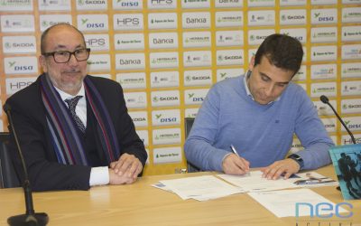 Firma del acuerdo para el uso de Human Tecar en el C.B. Gran Canaria