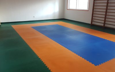 Instalación de Pavimento en la Sala  de Psicomotricidad del CEIP Dr. Juan Espino Sánchez en Ingenio