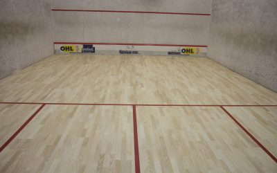 Instalación de pistas de squash en el Servicio de Deportes de la Universidad de Las Palmas de Gran Canaria