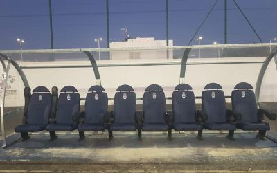 Banquillo VIP marca Decan en Lanzarote