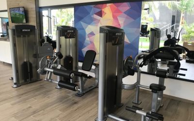 Máquinas de Gimnasio marca Precor en el Hotel Riu Palace Oasis en Gran Canaria