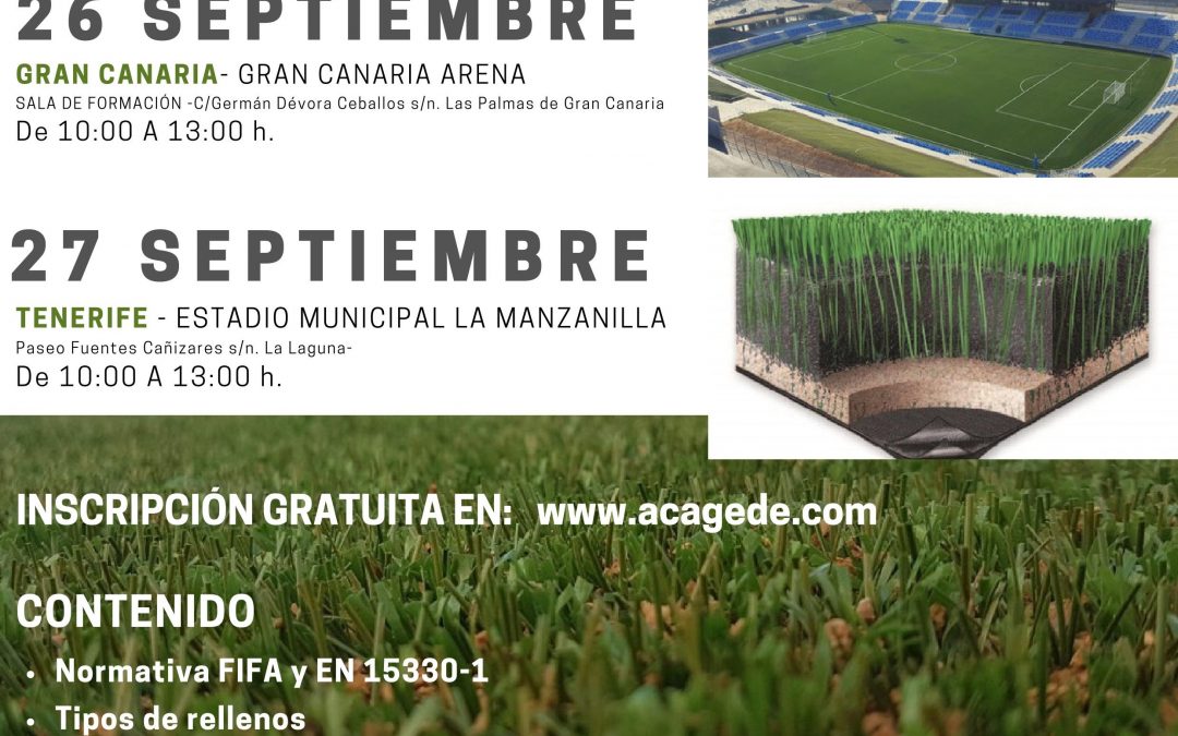 Jornada formativa «Tendencias en césped artificial para campos de fútbol»
