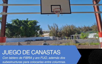Instalación de juego de canastas