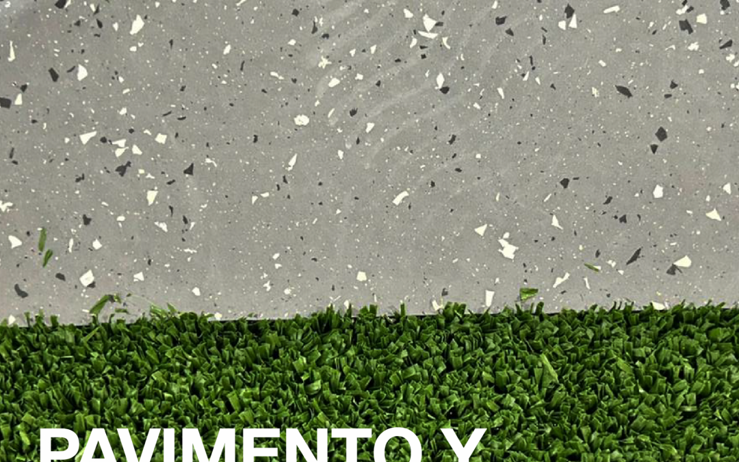 PAVIMENTO Y CÉSPED ARTIFICIAL PARA STHENOS STUDIO